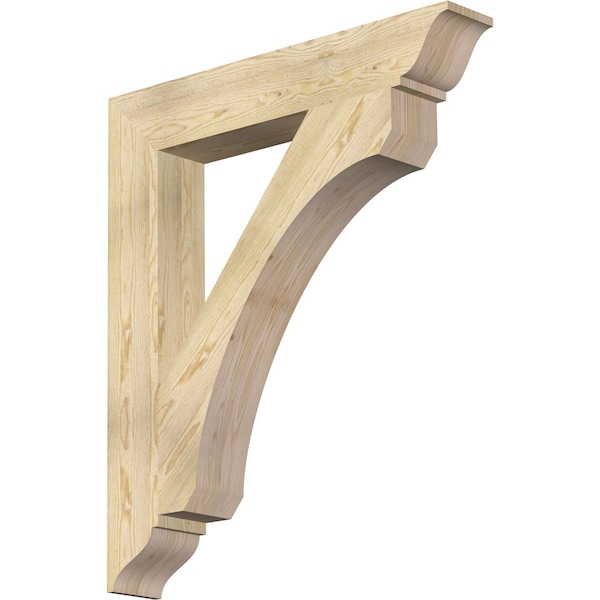 Ekena Millwork Legacy Traditional Rough Sawn Bracket, Douglas Fir, 6"W x 38"D x 44"H BKT06X38X44LEC01RDF - main